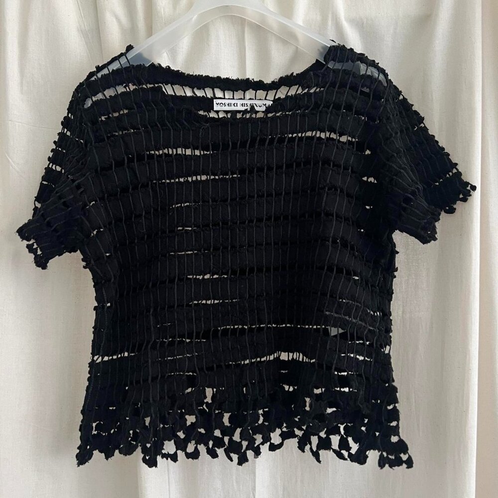 Amazing textile shirt by Yoshiki Hishinuma